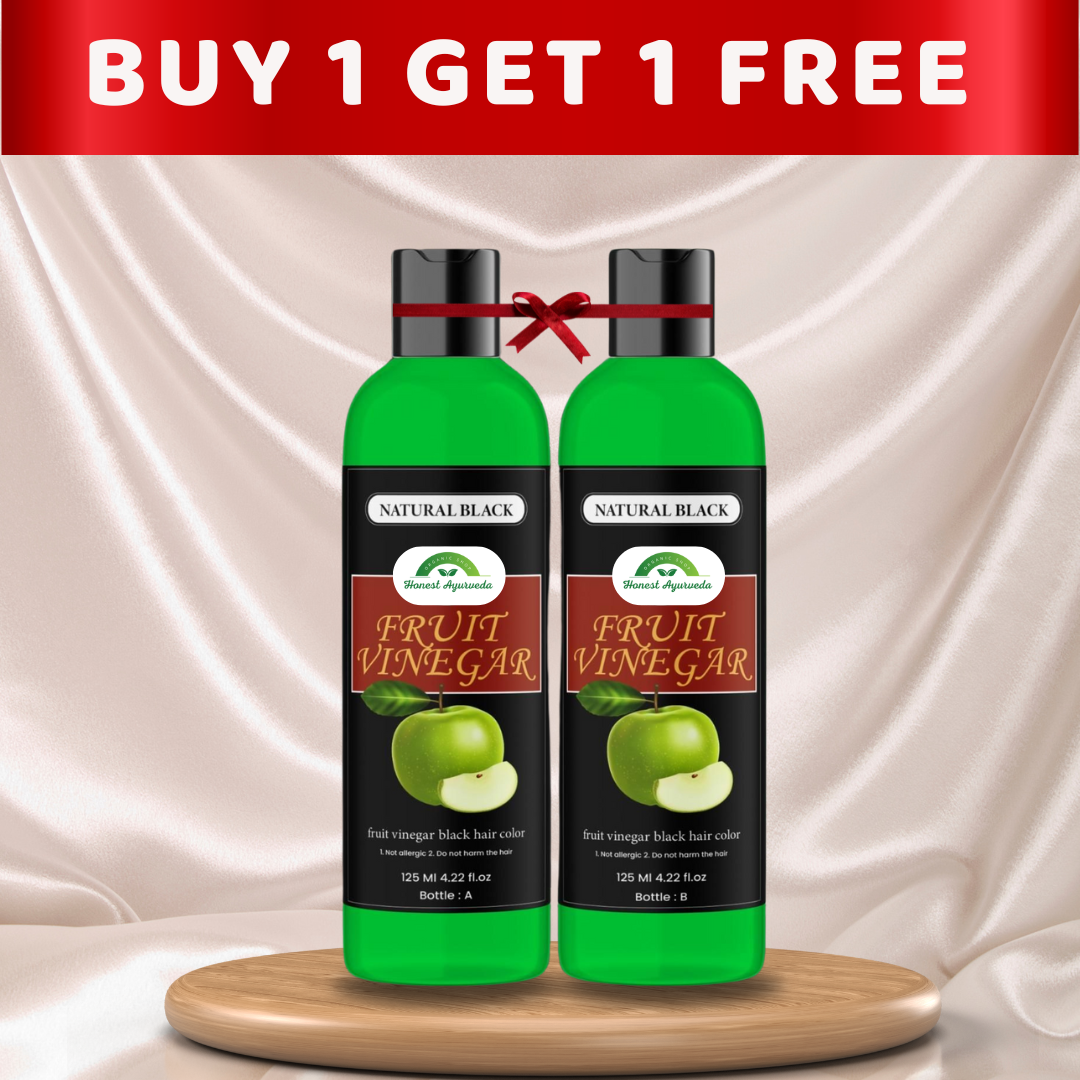 Black Hair Fruit Vinegar Shampoo - Buy 1 Get 1 Free